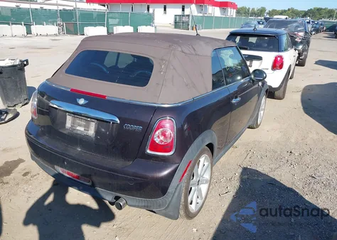 2013 Mini Convertible Cooper z USA, uszkodzony, nr VIN WMWZN3C57DT568846